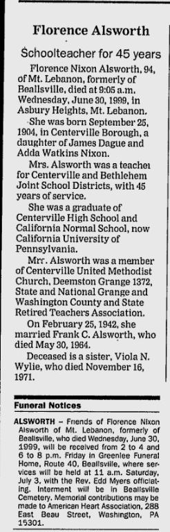 Florence N. Alsworth